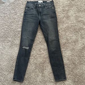 Frame le high skinny jeans grey